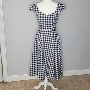 Pinup Gingham Dress